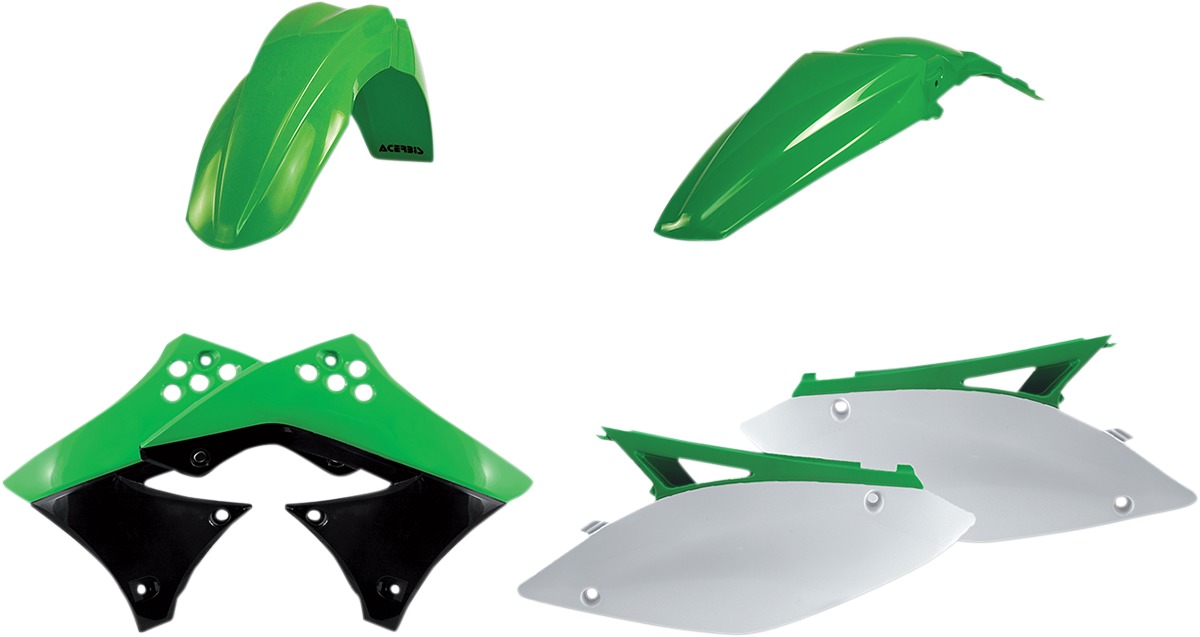 Green Plastic Kit - For 09-11 Kawasaki KX450F - Click Image to Close