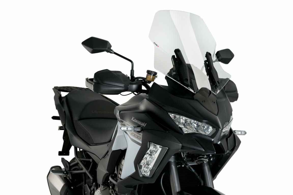 Puig Touring Windscreen Clear For Kawasaki Versys 1000 LT/SE LT+ 2019-2022 - Click Image to Close