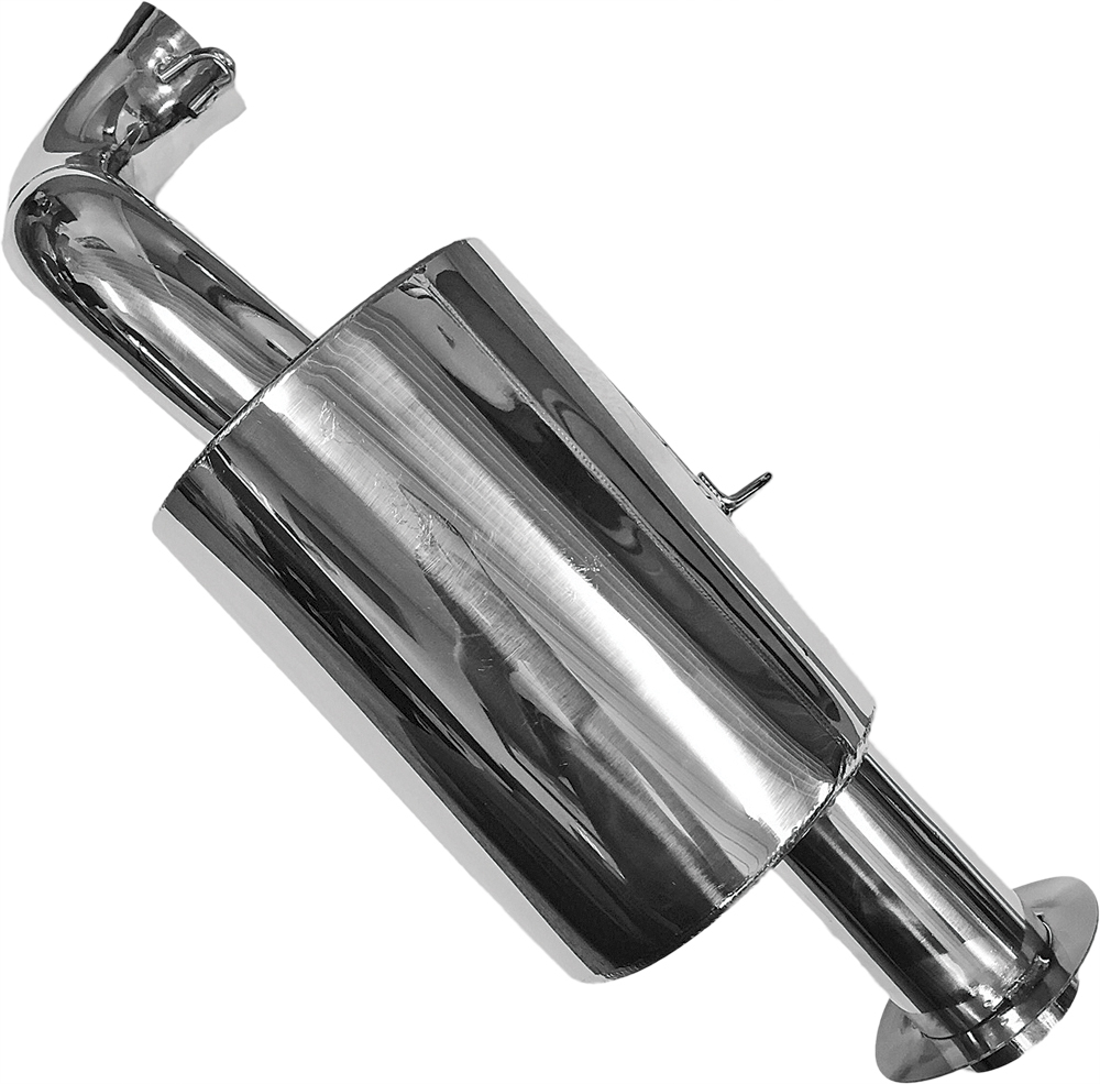 Stainless Steel Slip On Exhaust - For 15-19 Polaris Pro/RMK Switchback - Click Image to Close