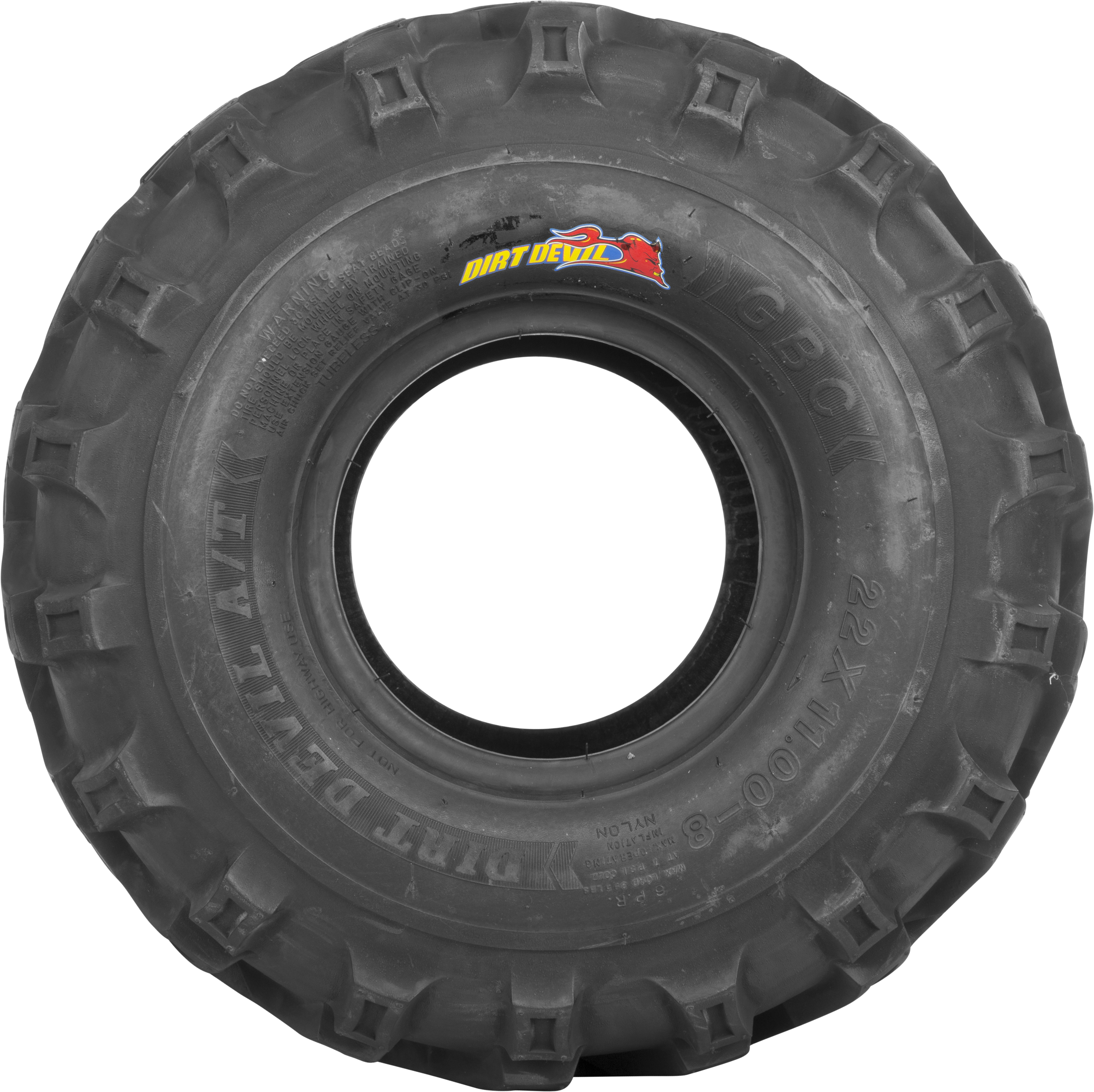 Dirt Devil Front or Rear Tire 25X12-10 Bias - Click Image to Close