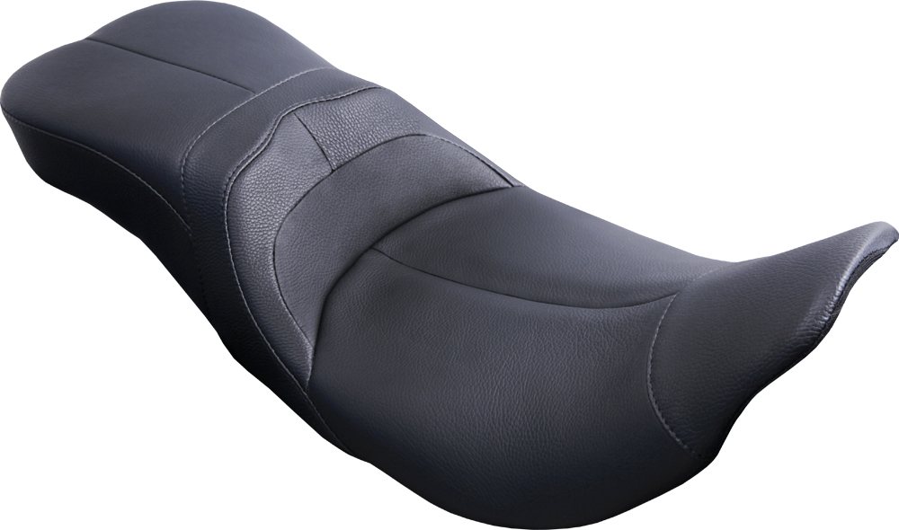 LowIST Leather Air 2-Up Seat Low - For 08-20 Harley FLH FLT - Click Image to Close
