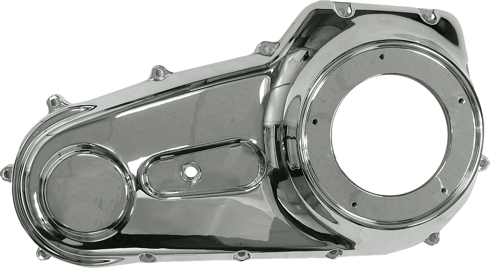 Outer Primary Cover - Chrome - For 06-17 Harley Dyna - Click Image to Close