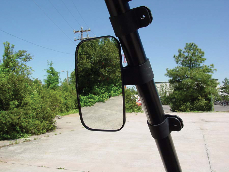 Side View Mirror w/ 1.8" - 2" Bar Tube Clamp - For Teryx & Mule & More - Click Image to Close