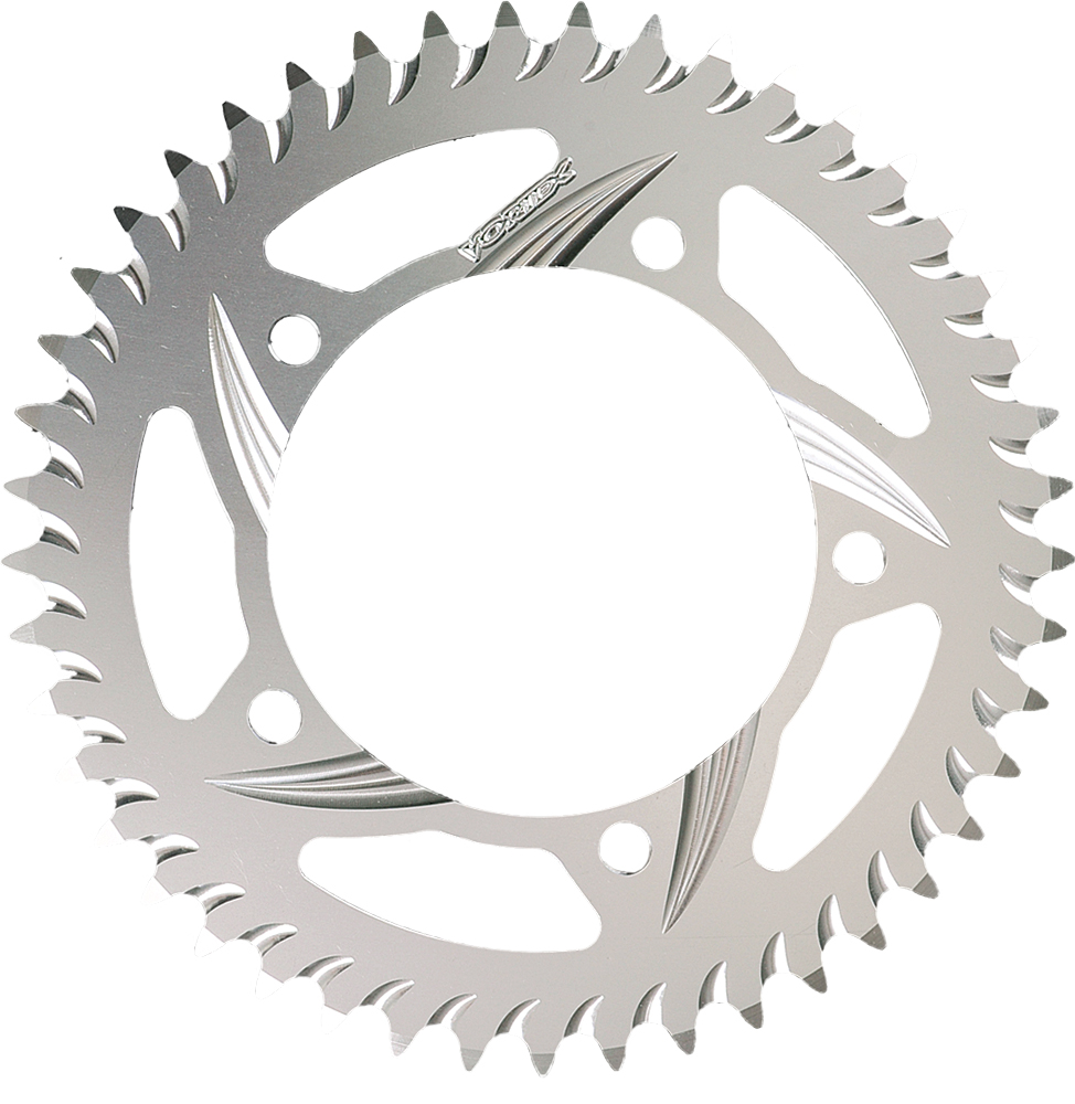 Rear Aluminum Sprocket Silver 42T 520 - For 88-14 Kawa Suz Yam - Click Image to Close