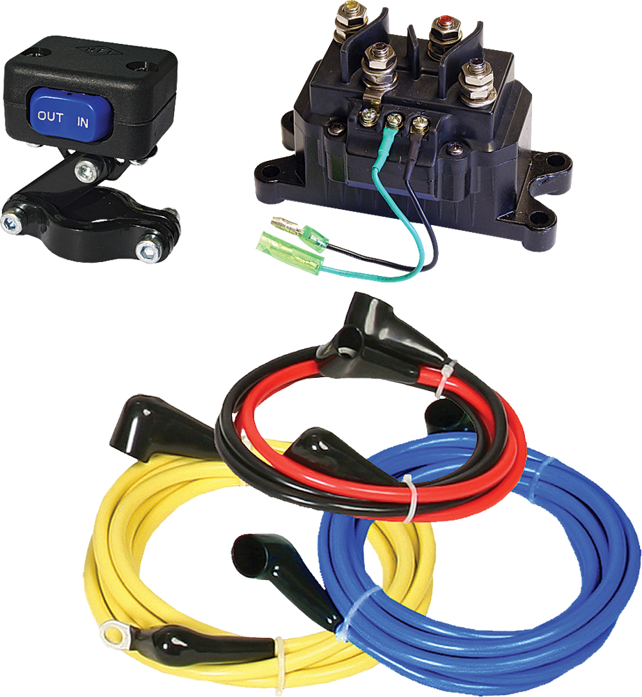 Universal ATV Winch Wiring Kit - Includes Wire, Contactor, & Bar Switch - Click Image to Close