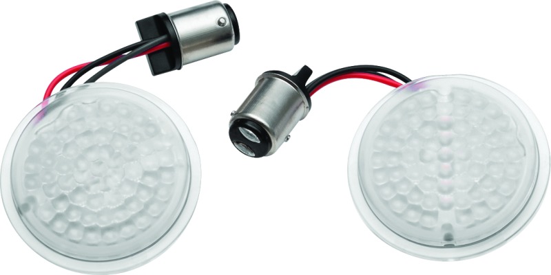 Kuryakyn Luminez LED Front Turn Signal Insert 1157 Amber Pair - Click Image to Close