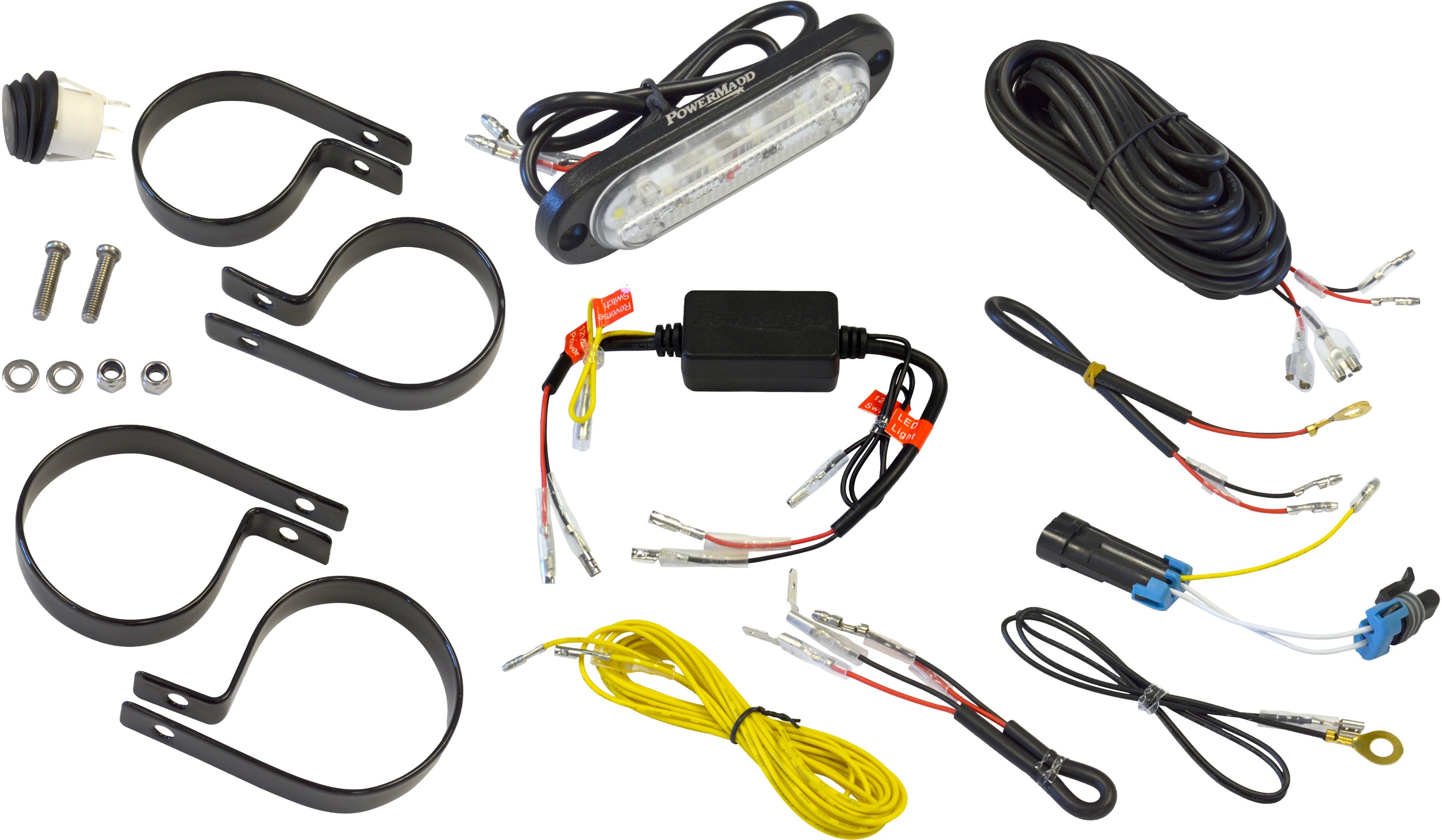 Automatic Reverse LED Light Kit Black - Fits RZR/General Models - Click Image to Close