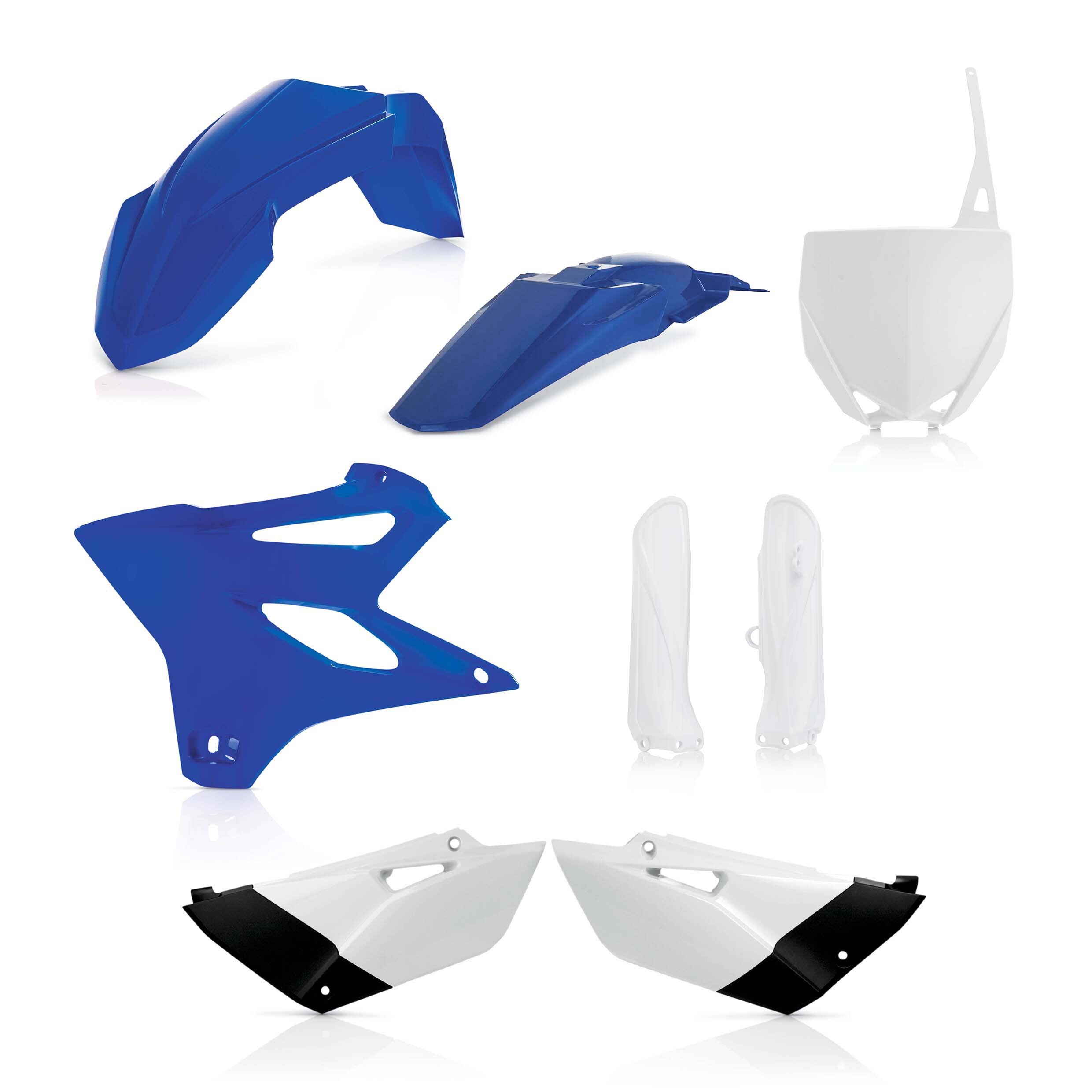 Full Plastic Kit - Blue/White Original 2019 - For 19-21 Yamaha YZ85 - Click Image to Close