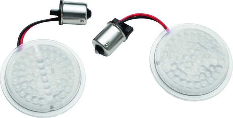 Kuryakyn Luminez LED Rear Turn Signal Insert 1156 Red Pair - Click Image to Close