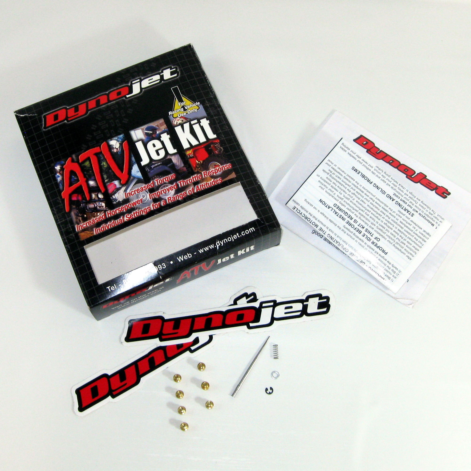 Carburetor Tuning Jet Kit - Stage 1 & 2 - For 09-14 Honda TRX250X - Click Image to Close