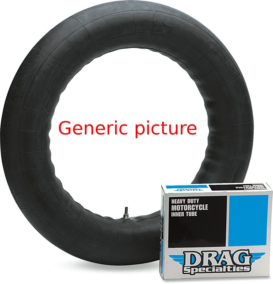 Heavy Duty Inner Tube 130/90-16 Side Metal Valve - Click Image to Close