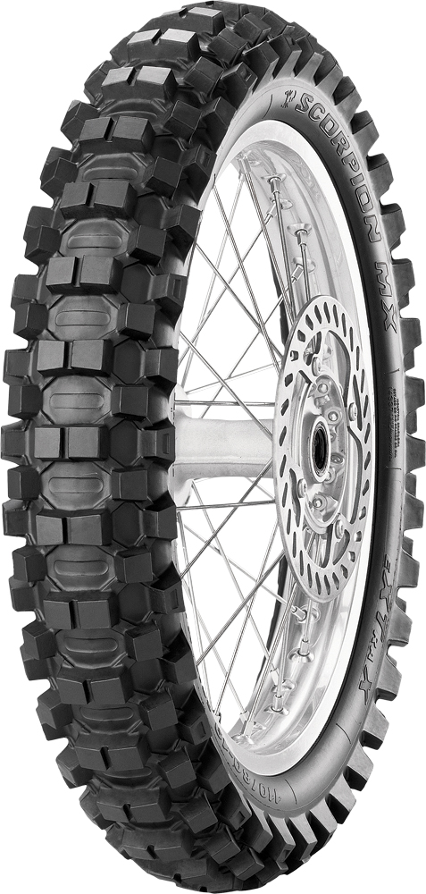 Pirelli Scorpion MX Extra X 120/90-19 Rear Tire - Off-road rear tire 120/90-19 for mid-soft to mid-hard - Click Image to Close