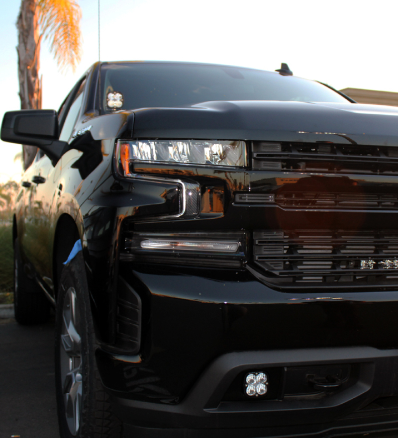 Baja Designs Fog Pocket Kit SAE Fits 2019+ Silverado 1500/2500/2500 HD - Click Image to Close