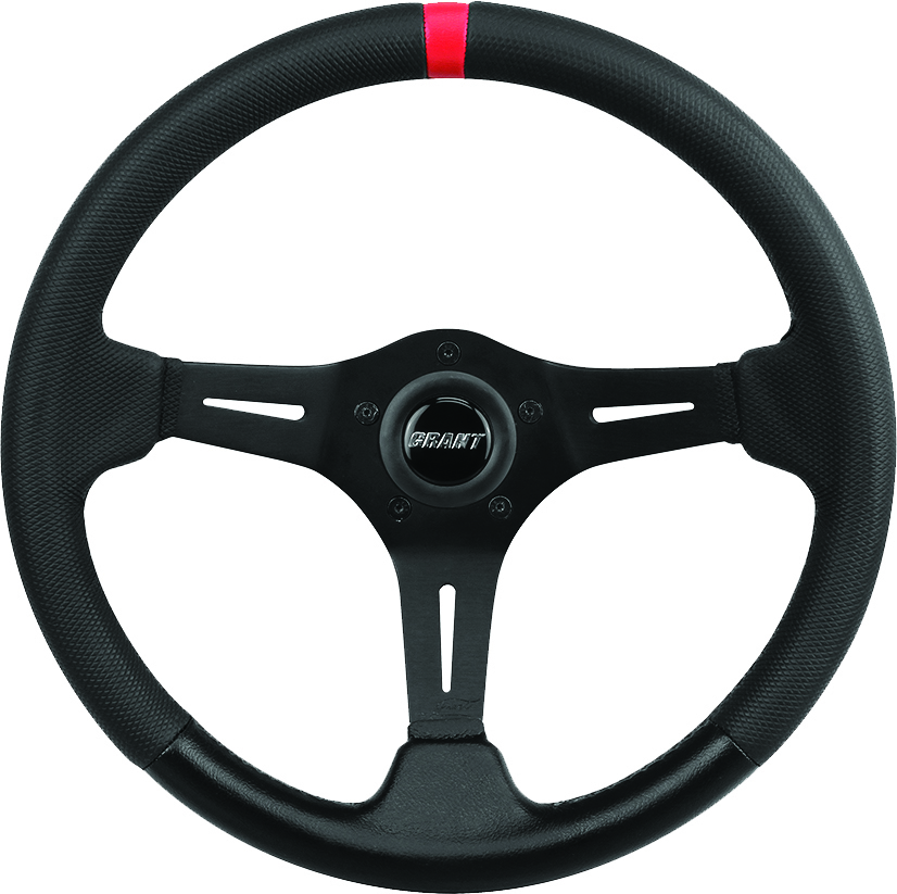 Race & Performance Steering Wheel Black Ultra Grip 13.75" - Click Image to Close