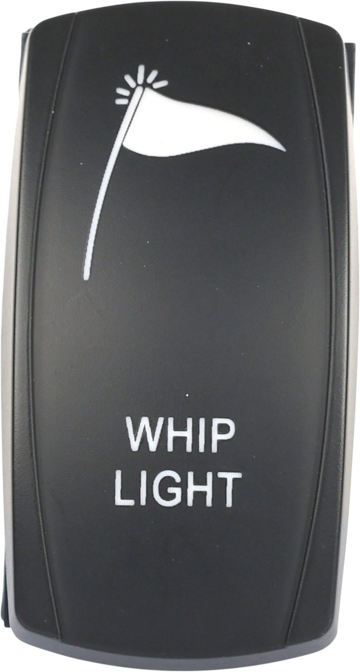 Open Trail Pro Rocker LED Switch for Whip Lighting Universal - LED backlit switch for whip lighting, universal fit - Click Image to Close