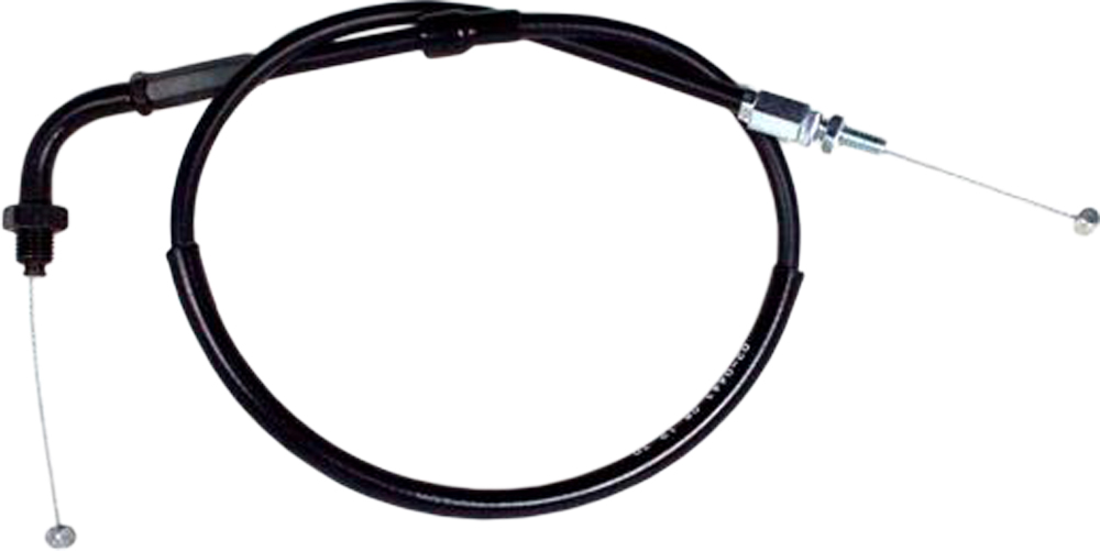 Black Vinyl Throttle Cable - 01-06 Honda CBR600F4i - Click Image to Close