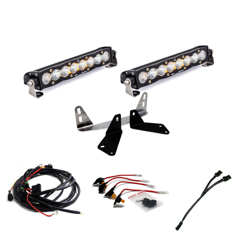 Baja Designs Dual S8 10in Light Bar Kit Fits 2018+ Ford F-150 - Click Image to Close
