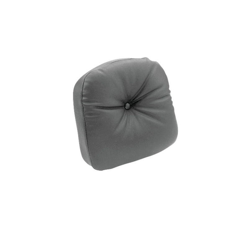 Mustang Medallion Style Sissy Bar Pad Pillow Black 9.5"x9" - Click Image to Close
