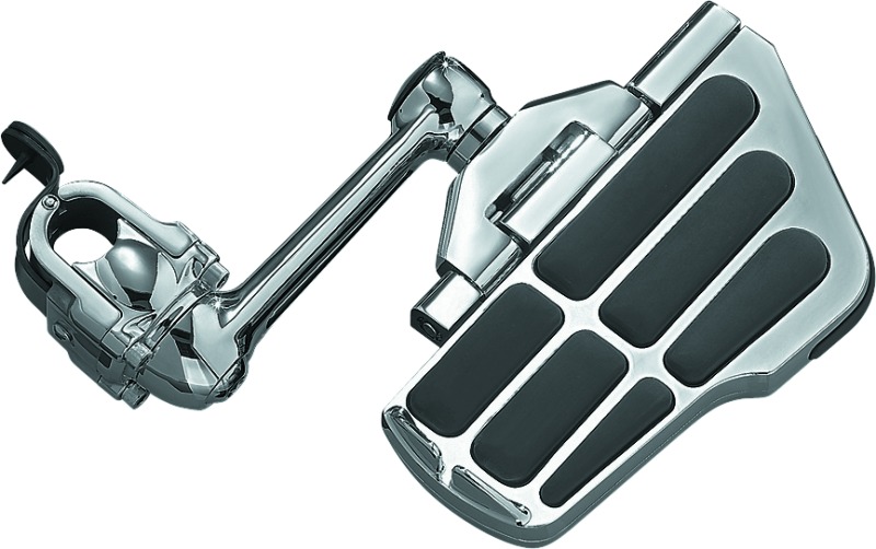 Ergo II Cruise Boards with Long Arms Chrome by Kuryakyn - Click Image to Close
