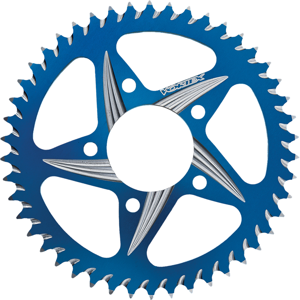 CAT5 Rear Aluminum Sprocket 43T Blue 530 - For 98-14 Suzuki Yamaha - Click Image to Close