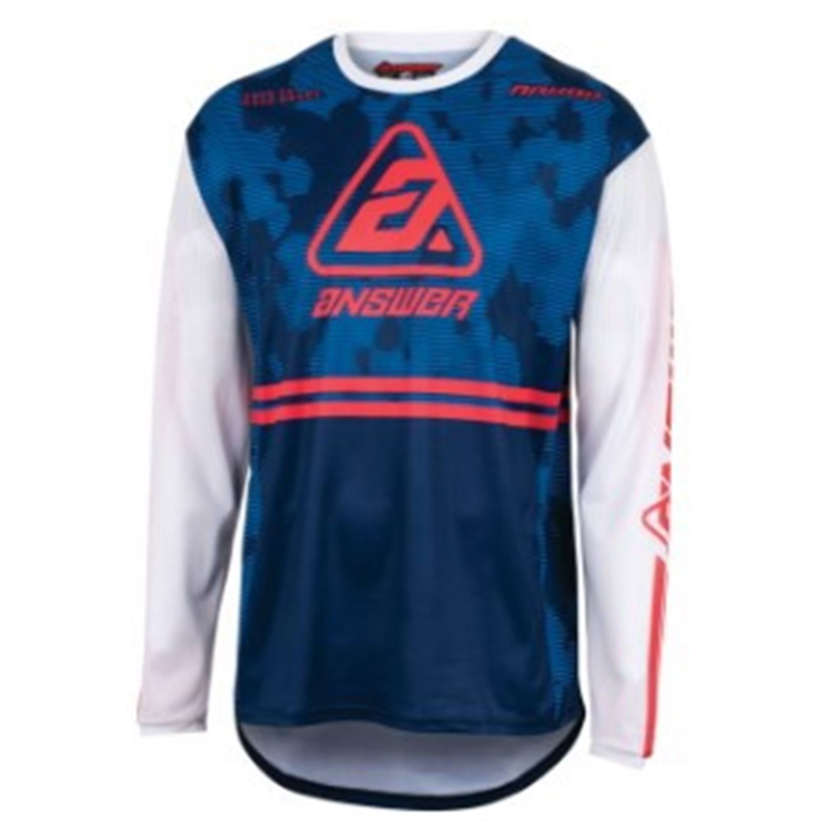 23 Arkon Trials Jersey Blue/White/Magenta Youth - Large - Click Image to Close