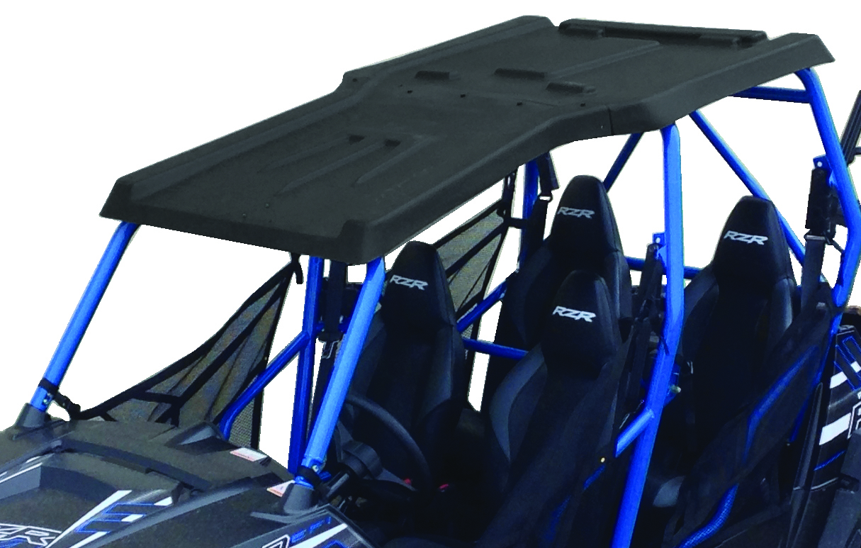 Open Trail UTV Molded Roof For Polaris RZR 4 800/900 2010-2014 - Molded HDPE roof For Polaris RZR 4 800/900 2010-2014 - Click Image to Close