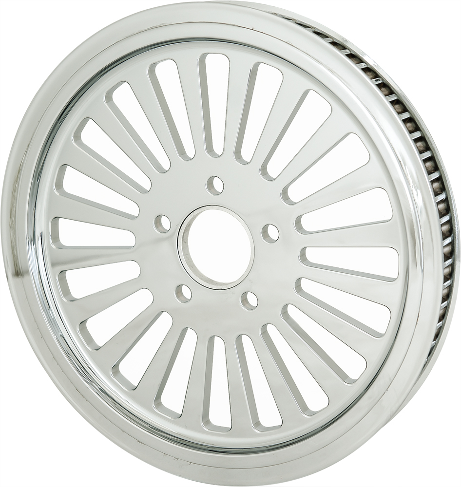 HardDrive 66T x 1" Pulley Chrome For FLST/C/N 2007-2017 - 66 tooth rear pulley For FLST/C/N 2007-2017 - Click Image to Close