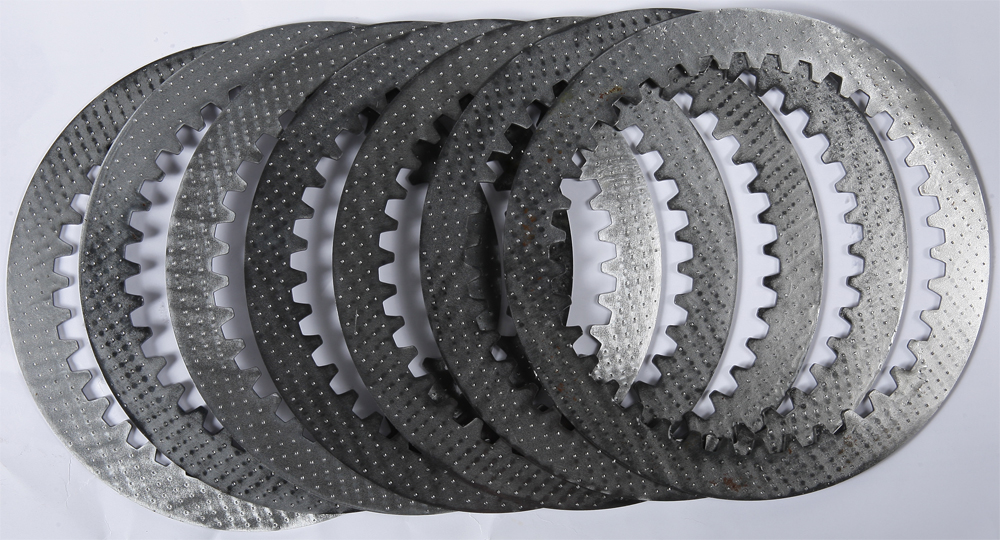 7 Steel Clutch Plates Kit - For Kawasaki KLX Suzuki DRZ 400 - Click Image to Close