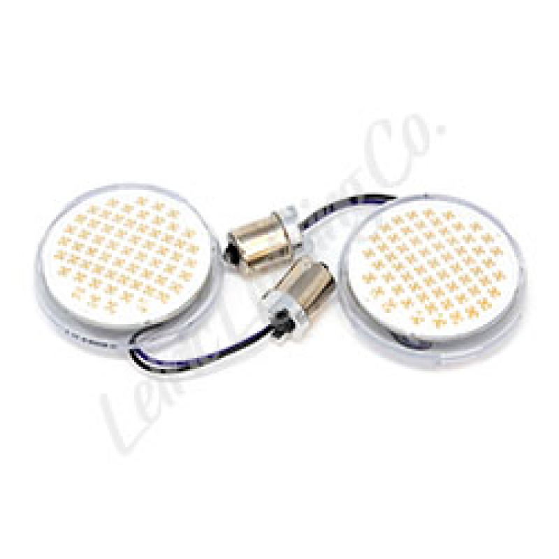 Letric Lighting Deluxe Bullet LED Insert 1156 Amber - Click Image to Close