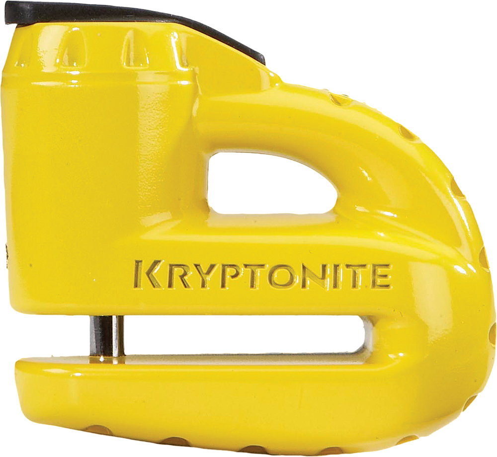 Kryptonite Keeper 5-S2 Disc Lock Yellow 5.5mm Pin - Compact yellow disc lock with 5.5mm pin - Click Image to Close
