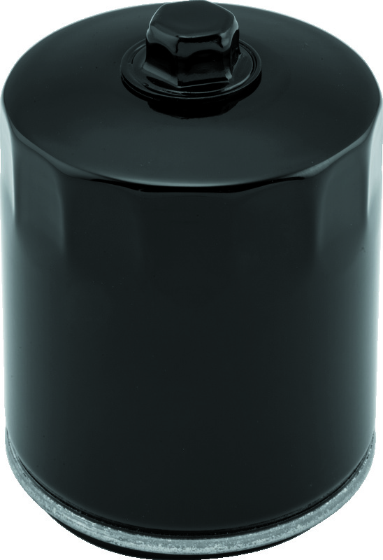 TwinPower Black Oil Filter with Nut For Twin Cam and M8 - Fits Twin Cam and M8, replaces H-D 63798-99 - Click Image to Close