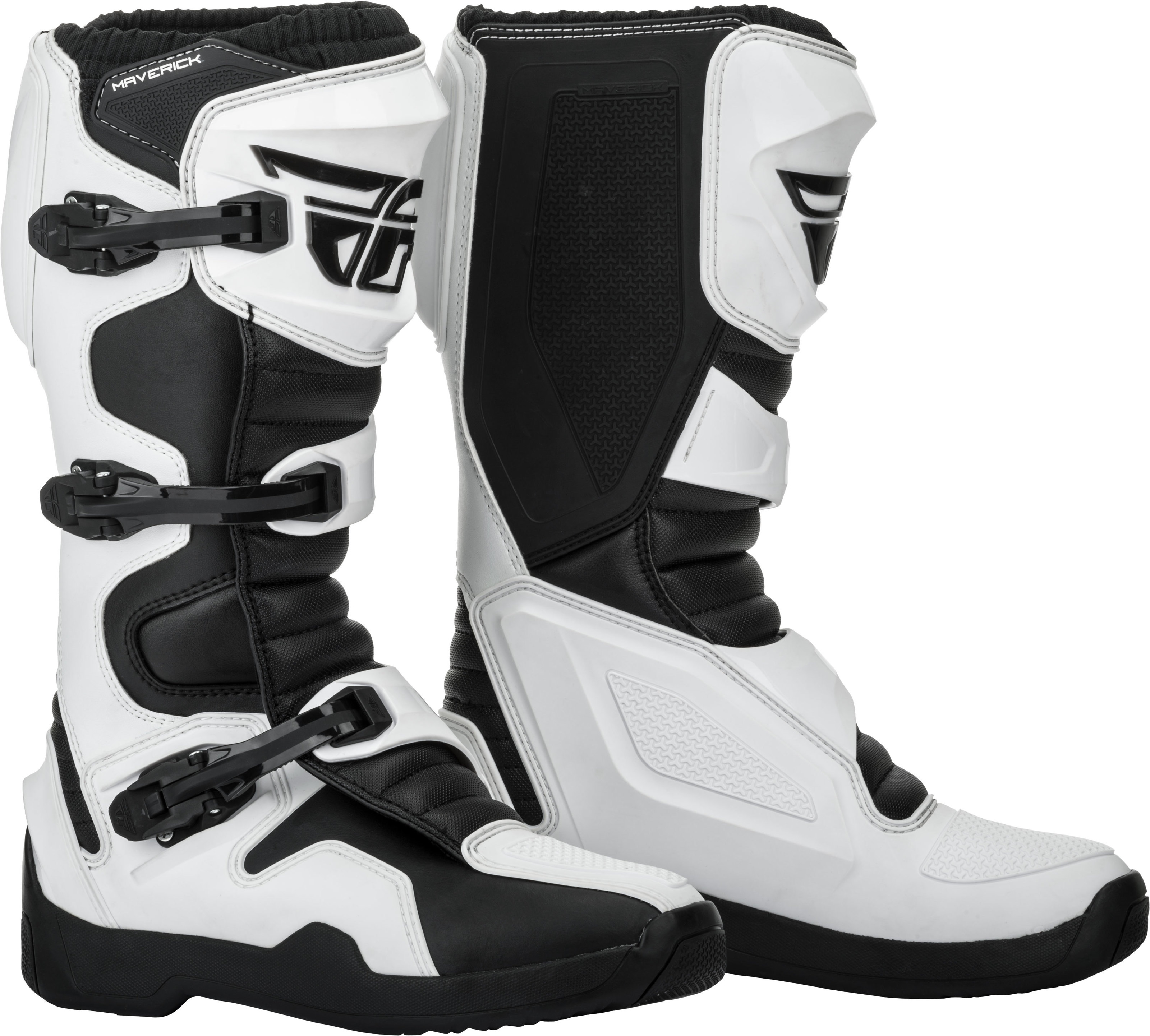 Maverick Boots White/Black US 09 - Click Image to Close
