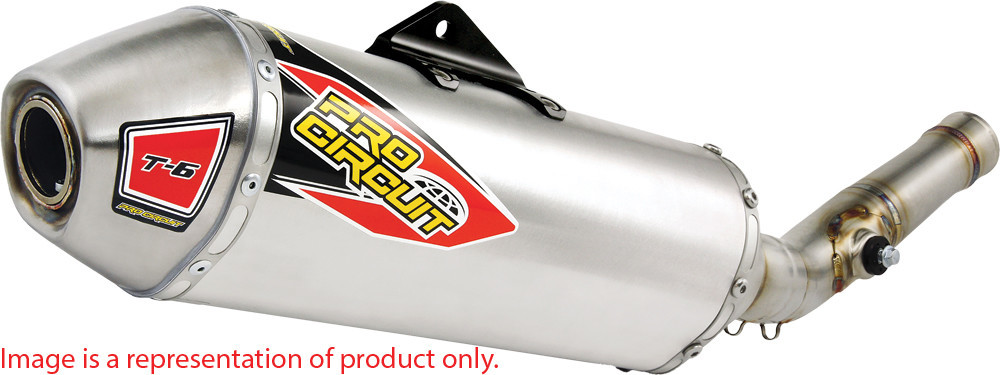 T-6 Slip On Exhaust Muffler - For 19-20 250 SXF/XCF & FC 250/350 - Click Image to Close