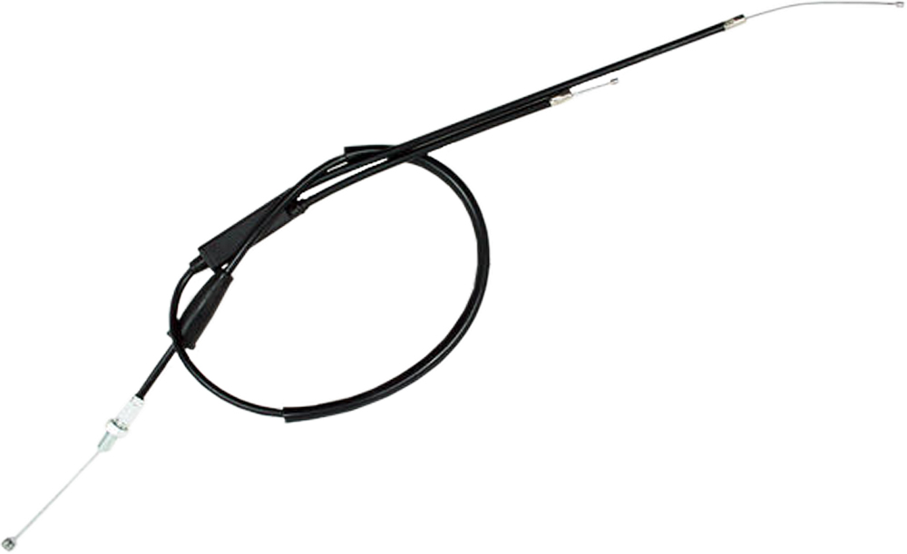 Black Vinyl Throttle Cable - 85-00 Suzuki DS80 - Click Image to Close