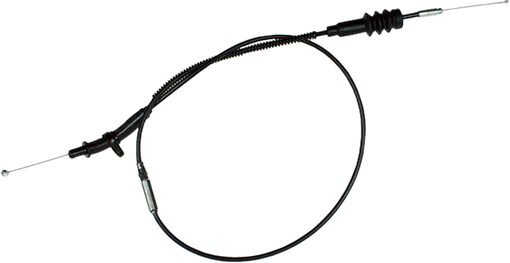 Black Vinyl Throttle Cable - 80-81 KDX175 KX125 - Click Image to Close