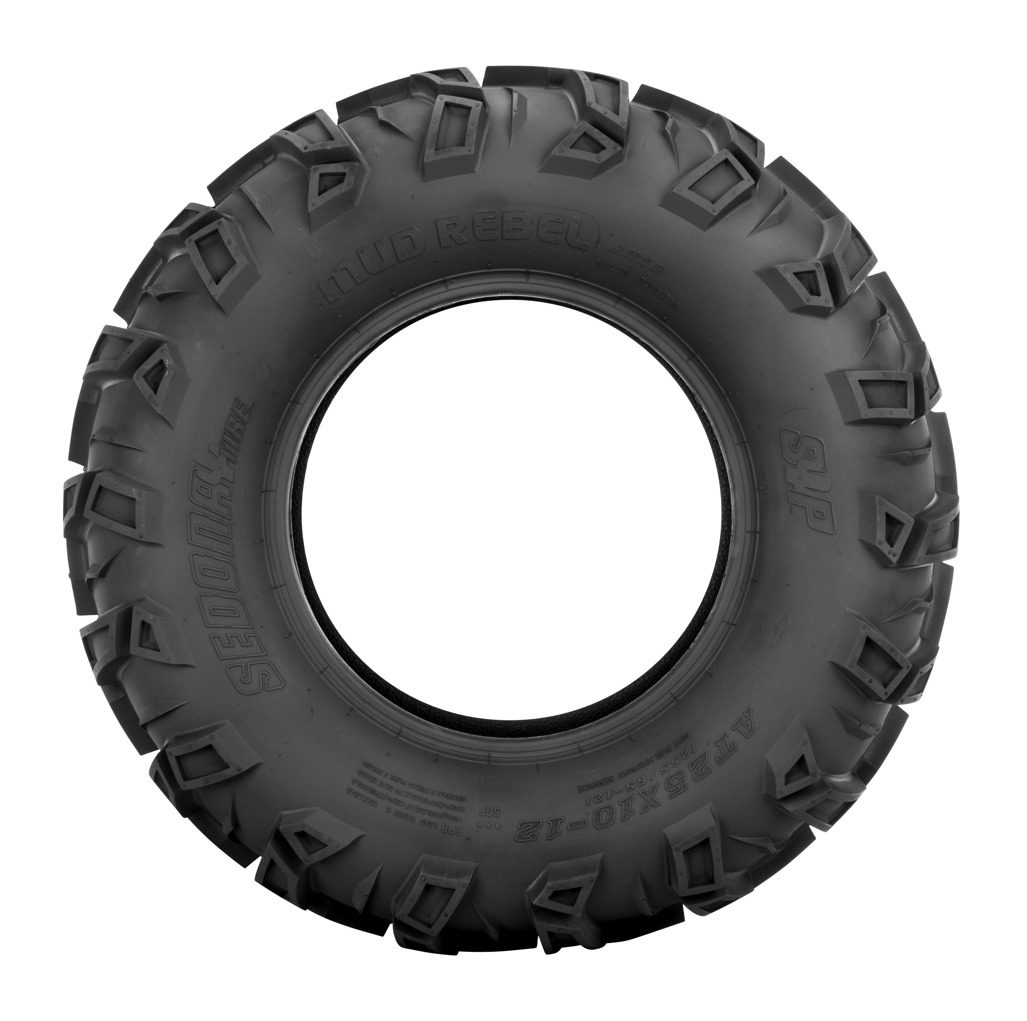 22X8-10 Mud Rebel Front Tire 6-Ply - Click Image to Close