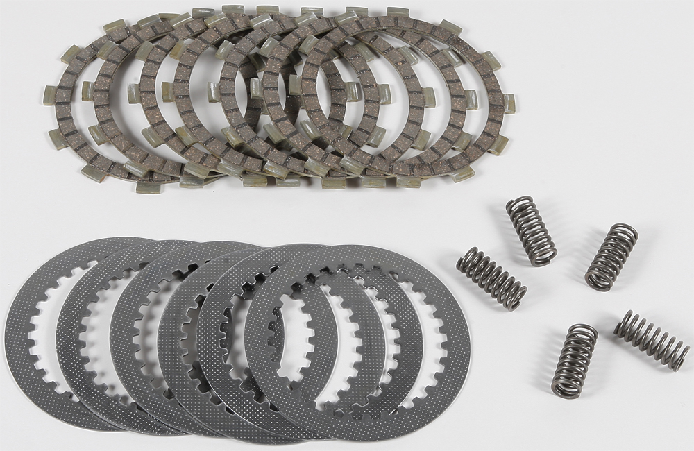 DRC Complete Clutch Kit - Cork CK Plates, Steels, & Springs - Yamaha WR250R/X YZ125 - Click Image to Close