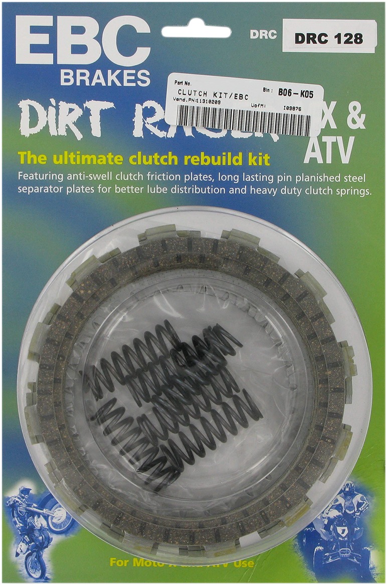 DRC Complete Clutch Kit - Cork CK Plates, Steels, & Springs - Suzuki DR250 DR350 - Click Image to Close