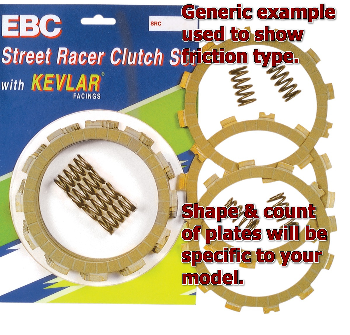 EBC Street Racer Clutch Set SRC65 Fits 99-03 Yamaha YZF 1000 R1 - Click Image to Close