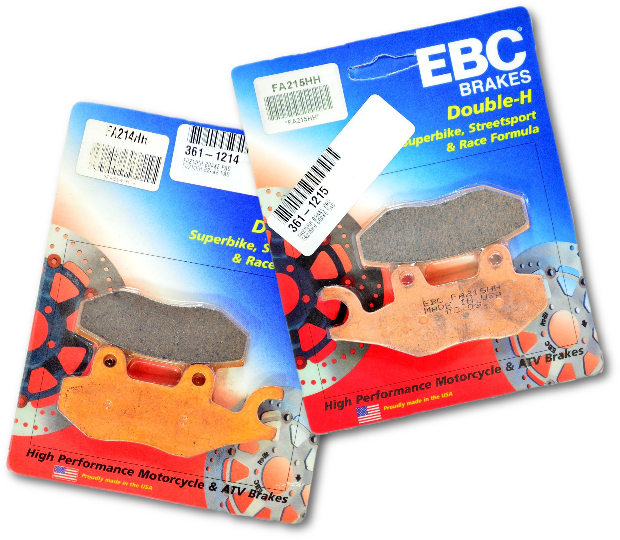 Sintered Double-H Brake Pads Front Kit - Click Image to Close