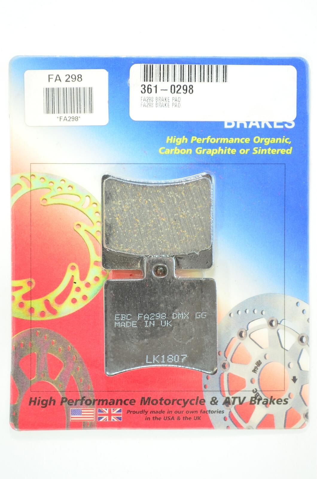 Rear Organic Brake Pads - Click Image to Close