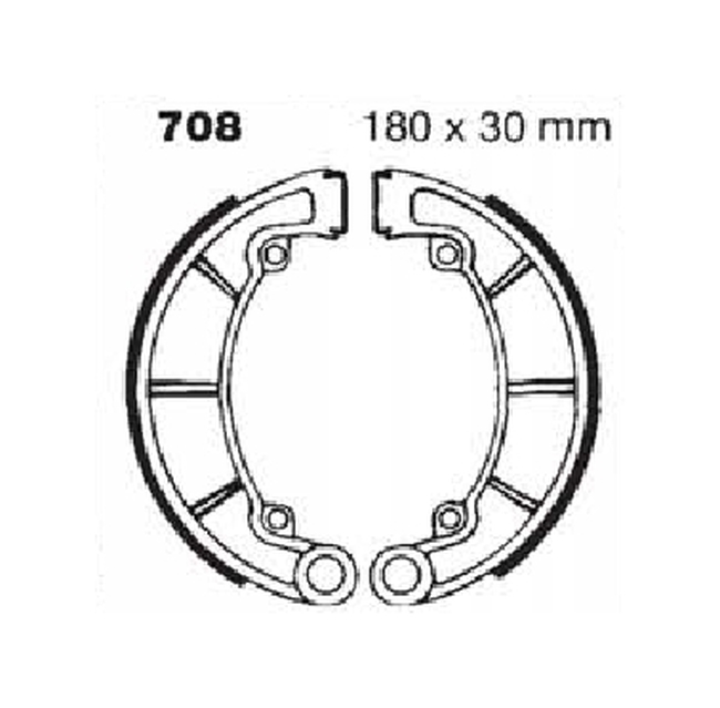 Standard Organic Brake Shoes - Click Image to Close