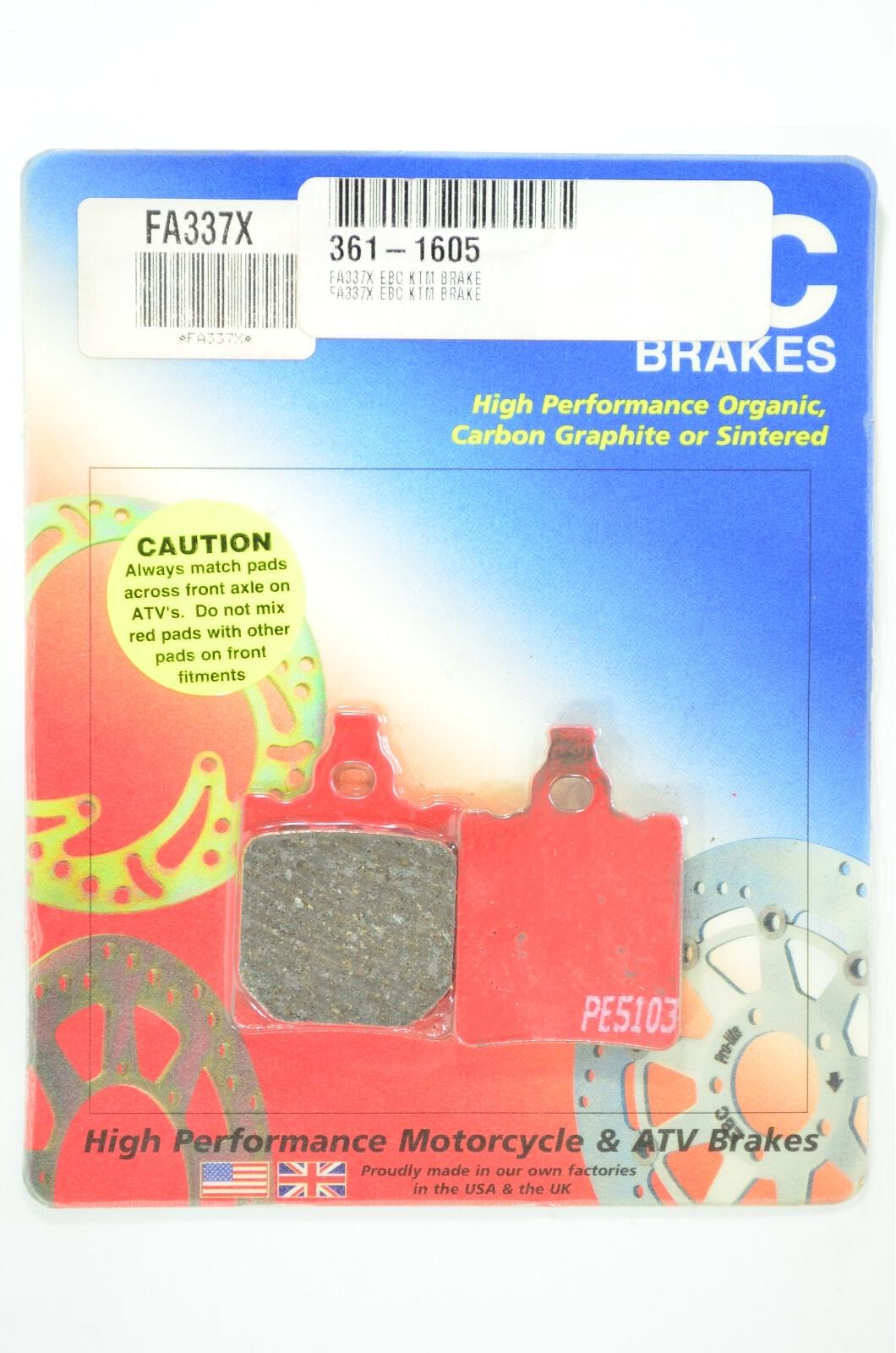 Standard Organic Brake Pads - Click Image to Close