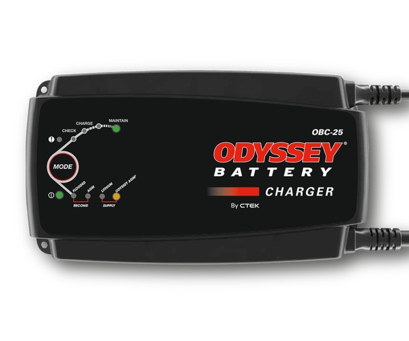 Odyssey Battery Portable Battery Charger 25 Amp - 25 amp portable charger for Odyssey batteries - Click Image to Close