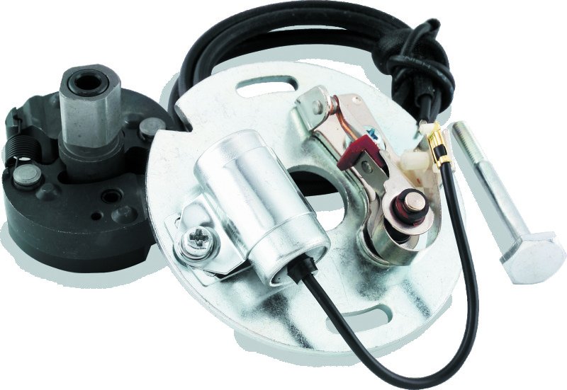 Twin Power Distributor Advance Kit For 70-E78 FL FX 71-78 XL - Advance unit and point plate for 70-E78 FL FX, 71-78 XL - Click Image to Close