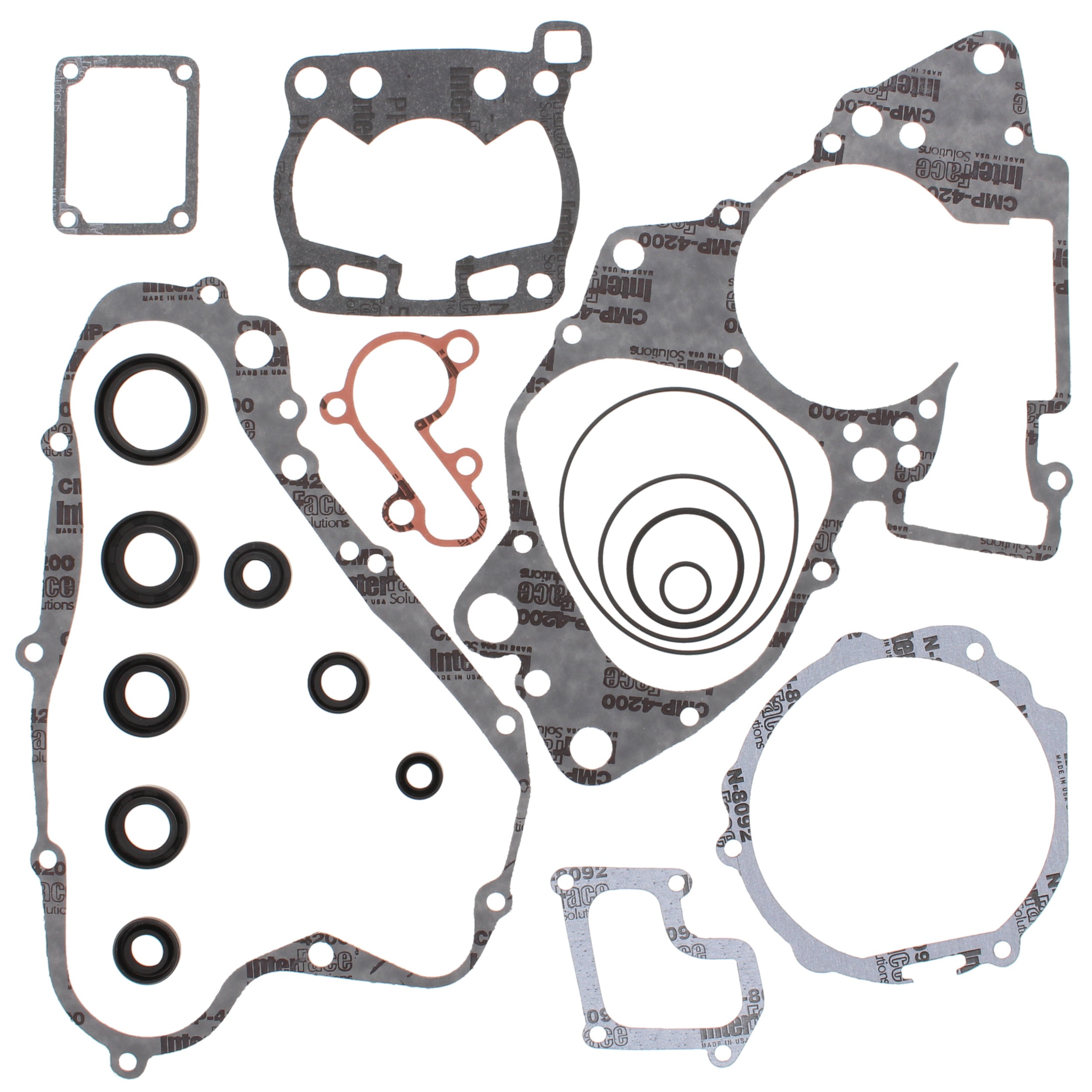 Complete Gasket Kit w/Oil Seal - For 91-01 Suzuki RM80 - Click Image to Close