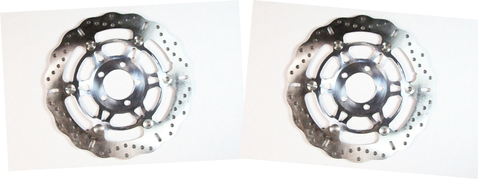 Polished Brake Rotor Front Set - Click Image to Close
