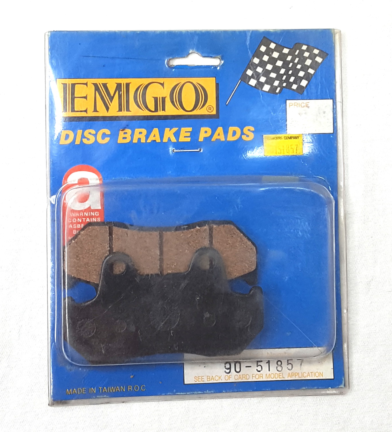 Standard Organic Brake Pads - Click Image to Close