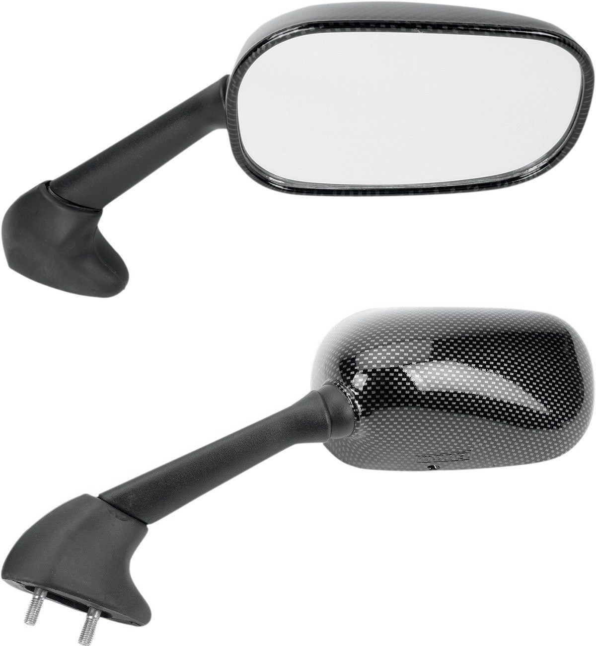 Left & Right Carbon Look Mirrors - For 07-08 Yamaha R6S - Click Image to Close