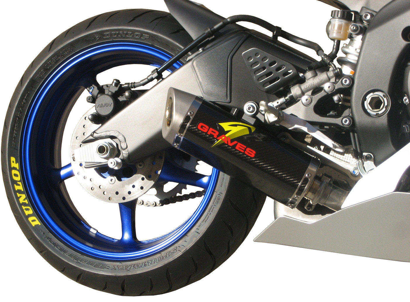 Carbon Fiber Slip On Exhaust - For 06-20 Yamaha R6 - Click Image to Close
